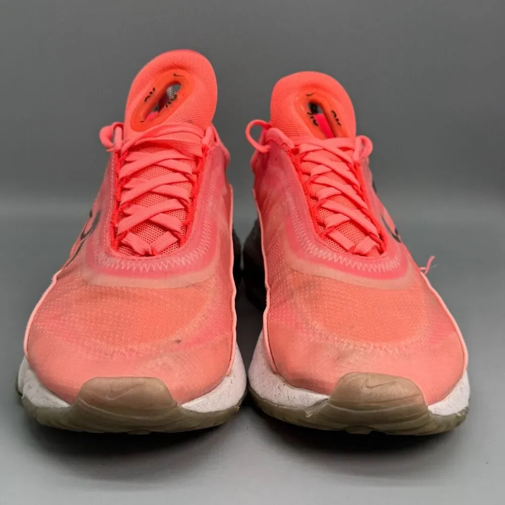 Nike Air Max 2090 Womens 8.5 Lava Glow Lace Low Running Athletic Sneakers Shoes